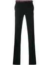 Givenchy Side Pleat Tailored Trousers In Black