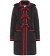 GUCCI QUILTED COAT WITH WEB BOWS,P00299062-6