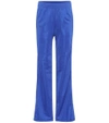 Givenchy Logo Bands Neoprene Jersey Track Pants In Blue