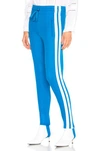 ISABEL MARANT ÉTOILE ISABEL MARANT ETOILE DORIANN SPORTY KNIT TRACK PANTS IN BLUE,STRIPES,PA0829 18P053E