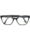 PRADA CAT-EYE FRAME GLASSES,VPR09U12560362