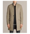 ALLSAINTS Denton notch lapel wool-blend coat