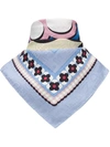 FENDI GEOMETRIC LOGO SQUARE SCARF,FXT091A1C012473552