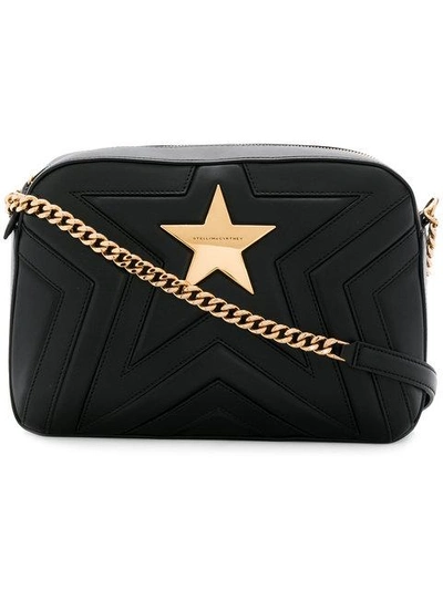 Stella Mccartney Stella Star Shoulder Bag In Black