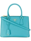 PRADA PRADA GALLERIA MEDIUM TOTE - BLUE,1BA863VOOONZV12548474