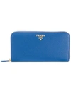 PRADA SAFFIANO ZIP WALLET,1ML506QWA12562895