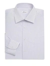 BRIONI Pinstriped Cotton Dress Shirt,0400097093873