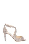 JIMMY CHOO EMILY GLITTER SANDALS,10048457