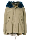 MR & MRS ITALY shearling trim parka,MP443SC4312568632