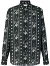 SAINT LAURENT ABSTRACT PATTERNED SHIRT,501978Y312S12563000