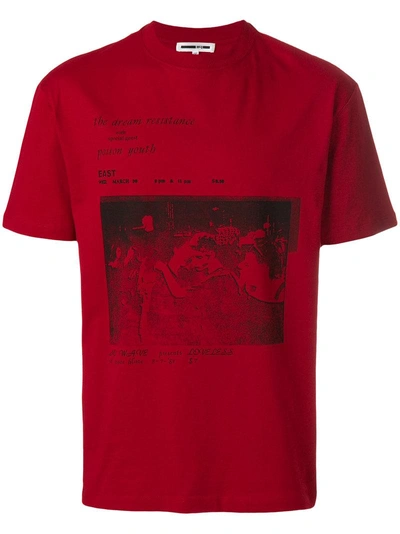 Mcq By Alexander Mcqueen Printed Dropped Shoulder T-shirt In 6318.ampred