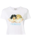 FIORUCCI LOGO PRINT CROPPED T-SHIRT,VACP00412565589