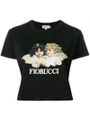 FIORUCCI FIORUCCI LOGO PRINT CROPPED T-SHIRT - BLACK,VACP00512565588