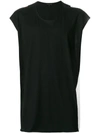 ANN DEMEULEMEESTER ANN DEMEULEMEESTER COLOUR BLOCK BACK TANK TOP - BLACK,1807380024009912562183