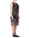 GIVENCHY MARG DOT PRINT SILK DRESS,0400097010577