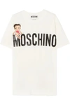 MOSCHINO BETTY BOOP OVERSIZED PRINTED COTTON-JERSEY T-SHIRT