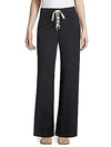 SPLENDID Lace-Up Flared Trousers,0400095831329