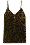 HILLIER BARTLEY PRINTED VELVET CAMISOLE