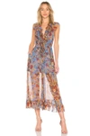 ZIMMERMANN Lovelorn Frill Jumpsuit,2913ULOV