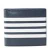 Thom Browne Billfold 4 Bar Stripe In Navy