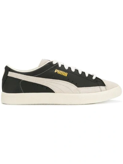 Puma Lace-up Sneakers In Black