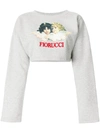 FIORUCCI logo cropped sweatshirt,CROPS00212565580