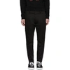 DSQUARED2 DSQUARED2 BLACK HOCKNEY TROUSERS,S74KB0107 S43575