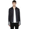 HELMUT LANG HELMUT LANG INDIGO RE-EDITION ZIP DENIM JACKET,H07RM102