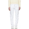 DSQUARED2 White Slim Jeans,S74LB0314 S39781