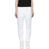 DSQUARED2 DSQUARED2 WHITE HOCKNEY TROUSERS,S74KB0107 S39021