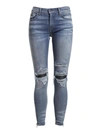 AMIRI Mx1 classic leather patch jeans,WBMX1LTHPS18INM