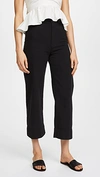Apiece Apart Vale Carrot Pant In Black