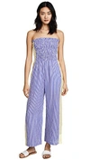 A PEACE TREATY PIRATA RUCHED JUMPSUIT