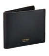 TOM FORD GRAINED LEATHER BIFOLD WALLET,P000000000005846989