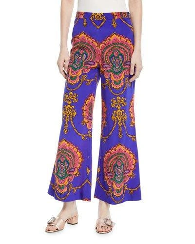 Gucci Treasure-print Crepe Pants