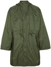 PRADA PRADA MID LENGTH NYLON PARKA - GREEN,SGN633S181Q0412472171