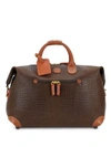 BRIC'S 18" Leather Duffel Bag,0400092300974