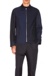 MARNI MARNI FULL ZIP JACKET IN BLUE,STRIPES