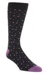 TED BAKER POLKA-DOT SOCKS,XA7M-YS14-DUNTON