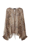 NILI LOTAN ACADIA LEOPARD-PRINT SILK-CHIFFON BLOUSE,561W137