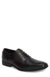 Calvin Klein 'ramses' Plain Toe Derby In Black Leather