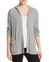 CHASER RIB-KNIT HOODED CARDIGAN,CW7121-HGRY