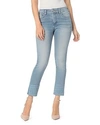 NYDJ SHERI SLIM EMBROIDERED-HEM ANKLE JEANS IN DREAMSTATE,MDNM2213