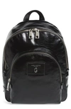MARC JACOBS DOUBLE PACK LEATHER BACKPACK - BLACK,M0013258