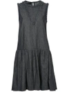 ROCHAS SLEEVELESS DENIM DRESS,ROPM50082612553903