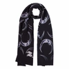 LOUISE COLEMAN Man-in-the-moon Silk Scarf