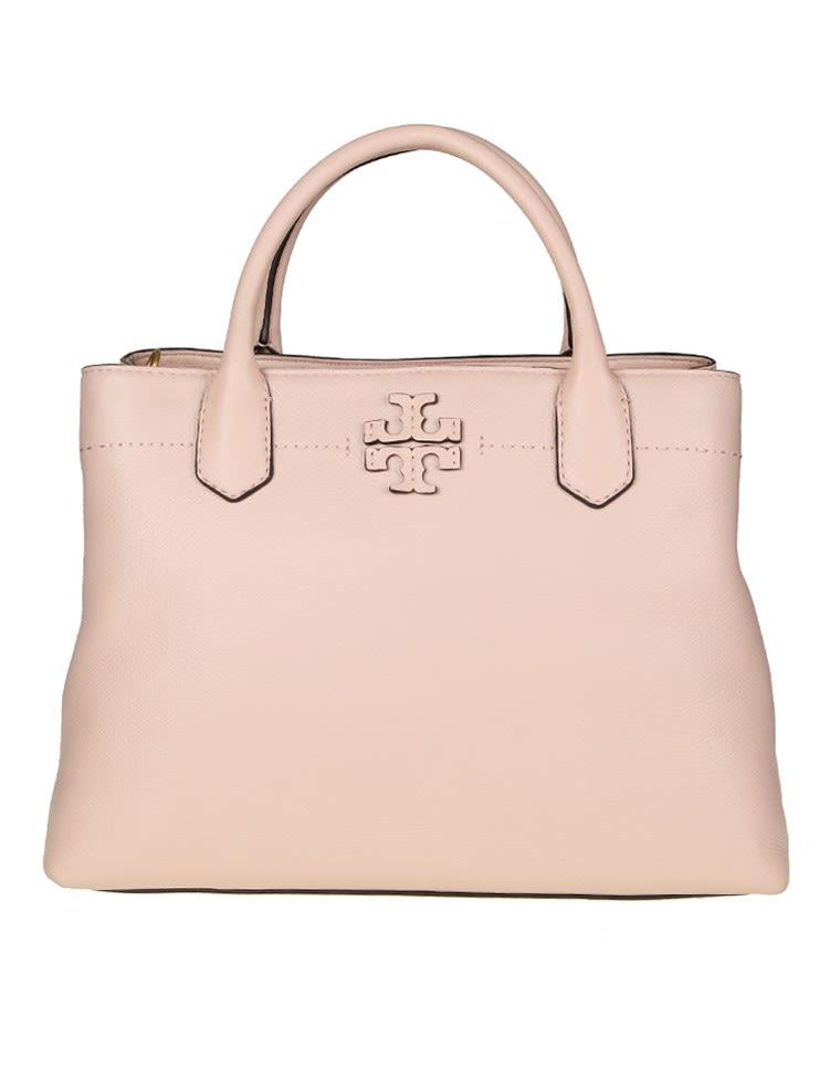 tory burch mcgraw tote pink quartz