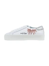 CHIARA FERRAGNI WHITE PALMS SNEAKER,10054072