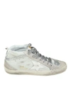 GOLDEN GOOSE trainers MID STAR IN WHITE SUEDE,10054172