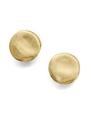 MARCO BICEGO Jaipur 18K Yellow Gold Button Earrings,0400095701329